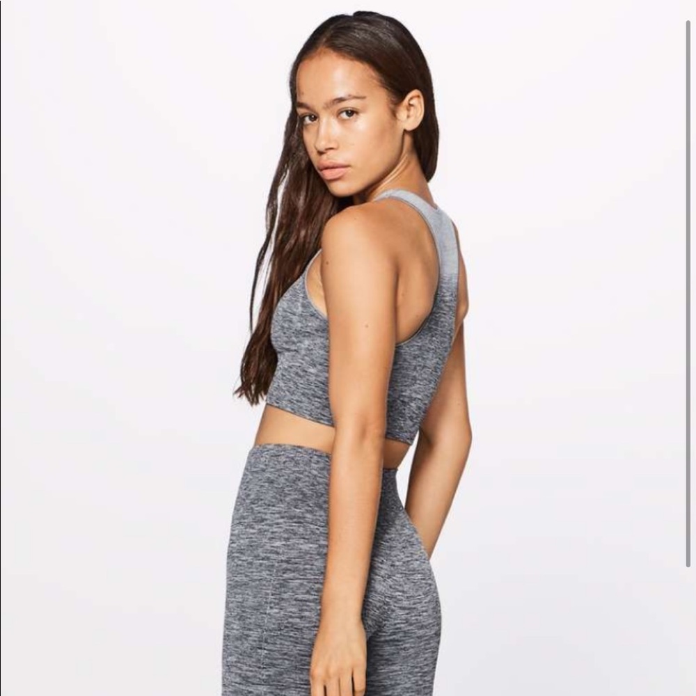 Lululemon Seamless ombré crop top